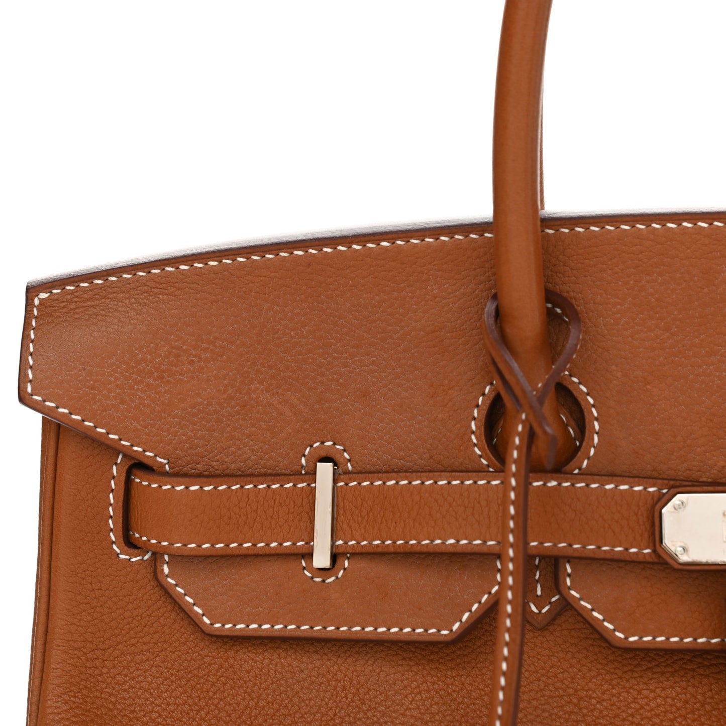 Natural Barenia Faubourg Birkin 35 Fauve