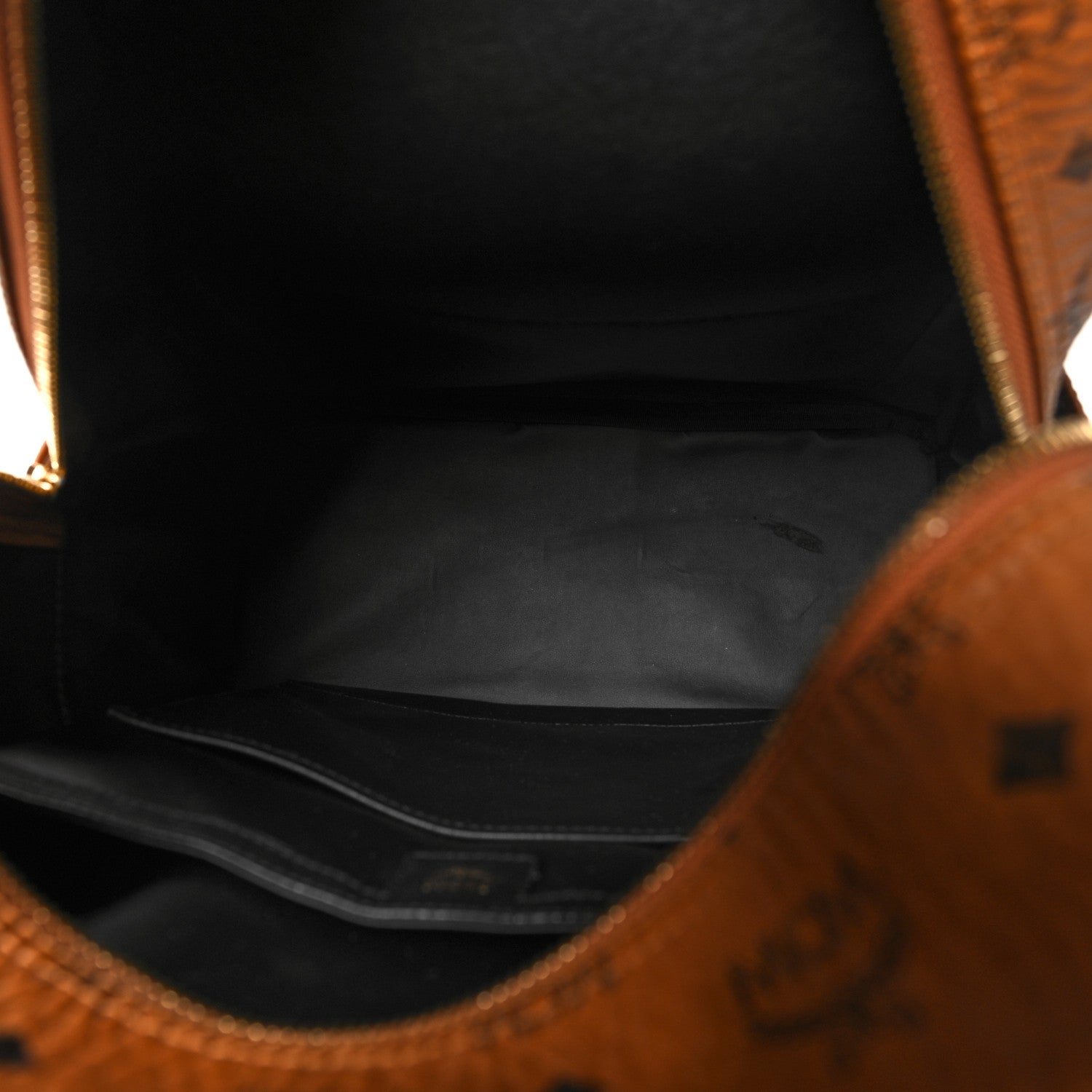 MCM Visetos Medium Side Studs Stark Backpack Cognac 5 of 11