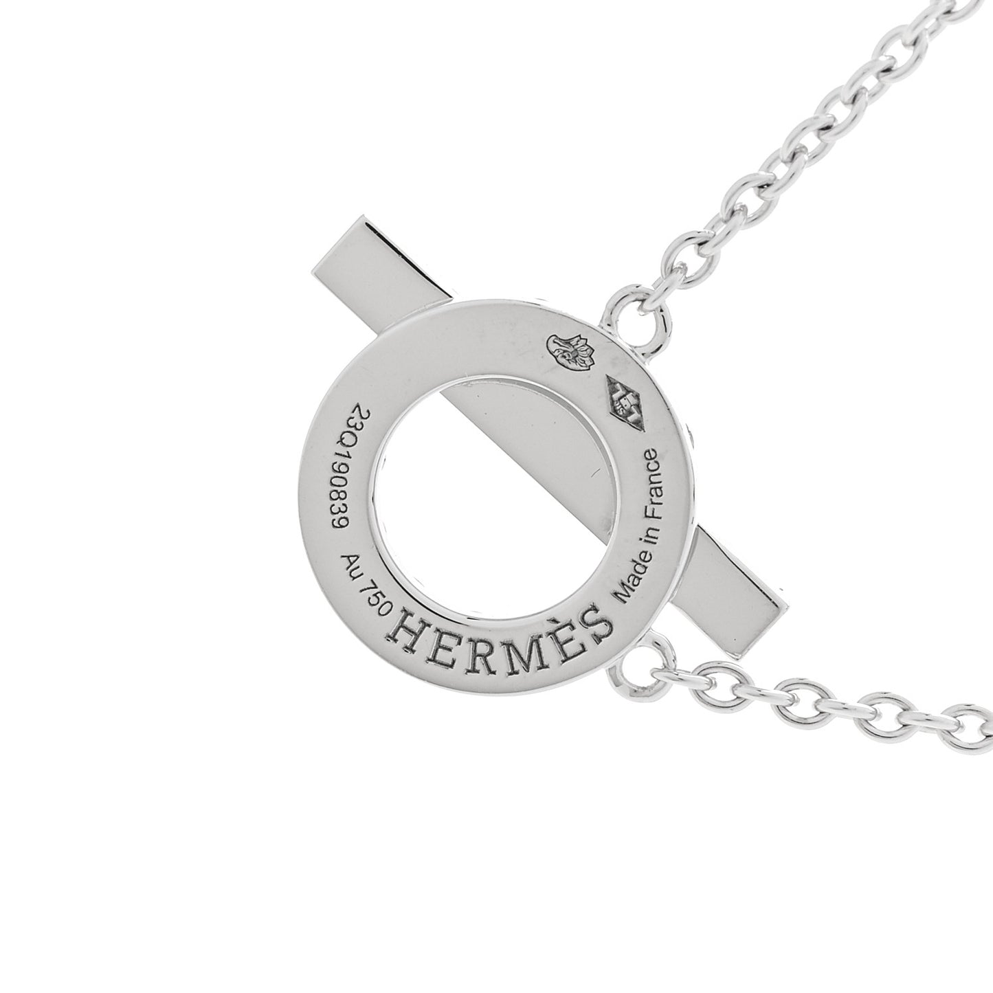 18K White Gold Diamond Finesse Pendant Necklace