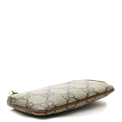 Gucci GG Supreme Monogram Key Case Beige Ebony Cuir 4 of 8