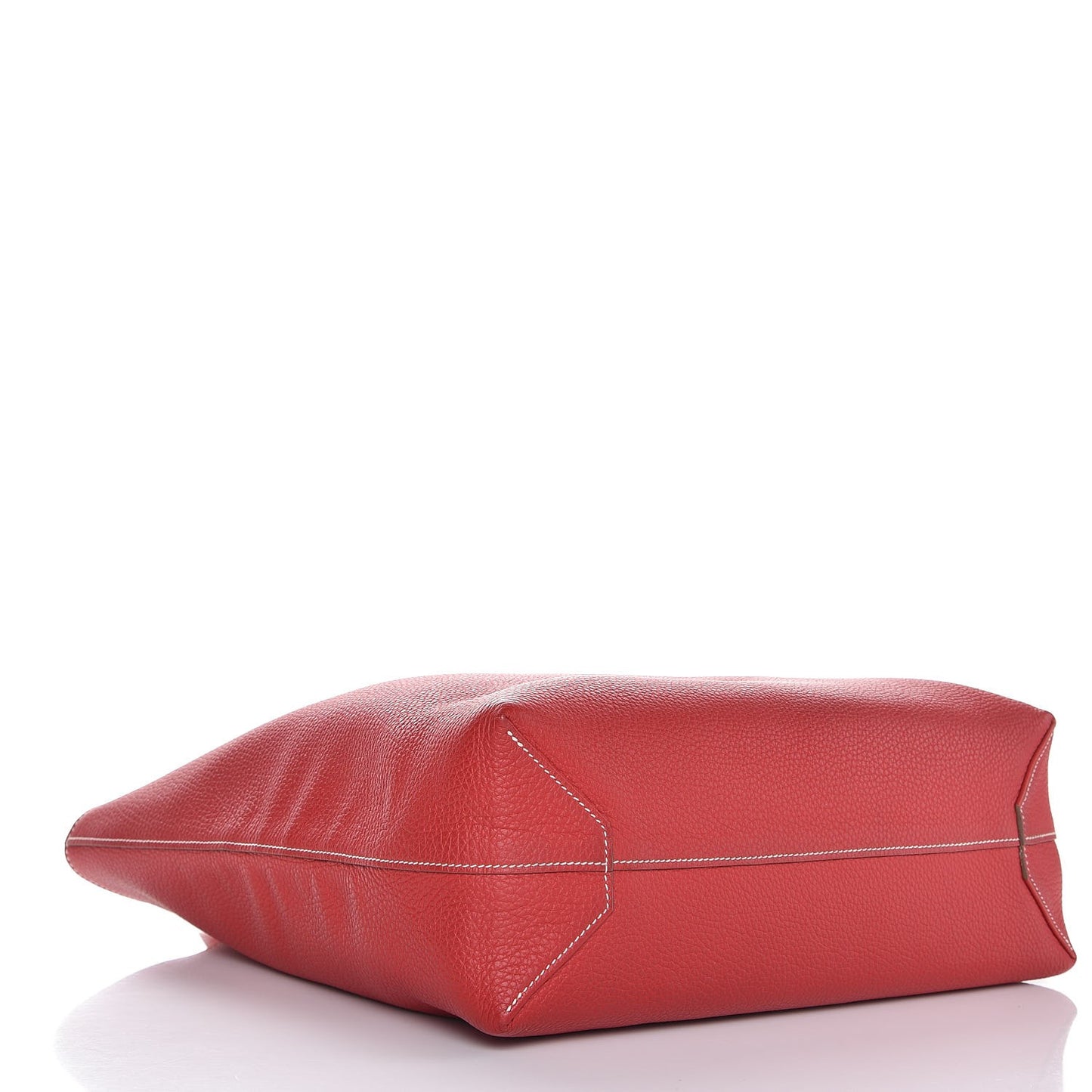 Taurillon Clemence Double Sens 36 Reversible Tote Peony Sanguine