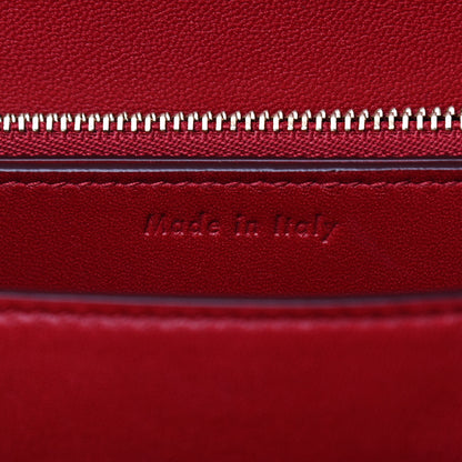 Celine Box Calfskin Medium Classic Box Flap Bag Red 6 of 10