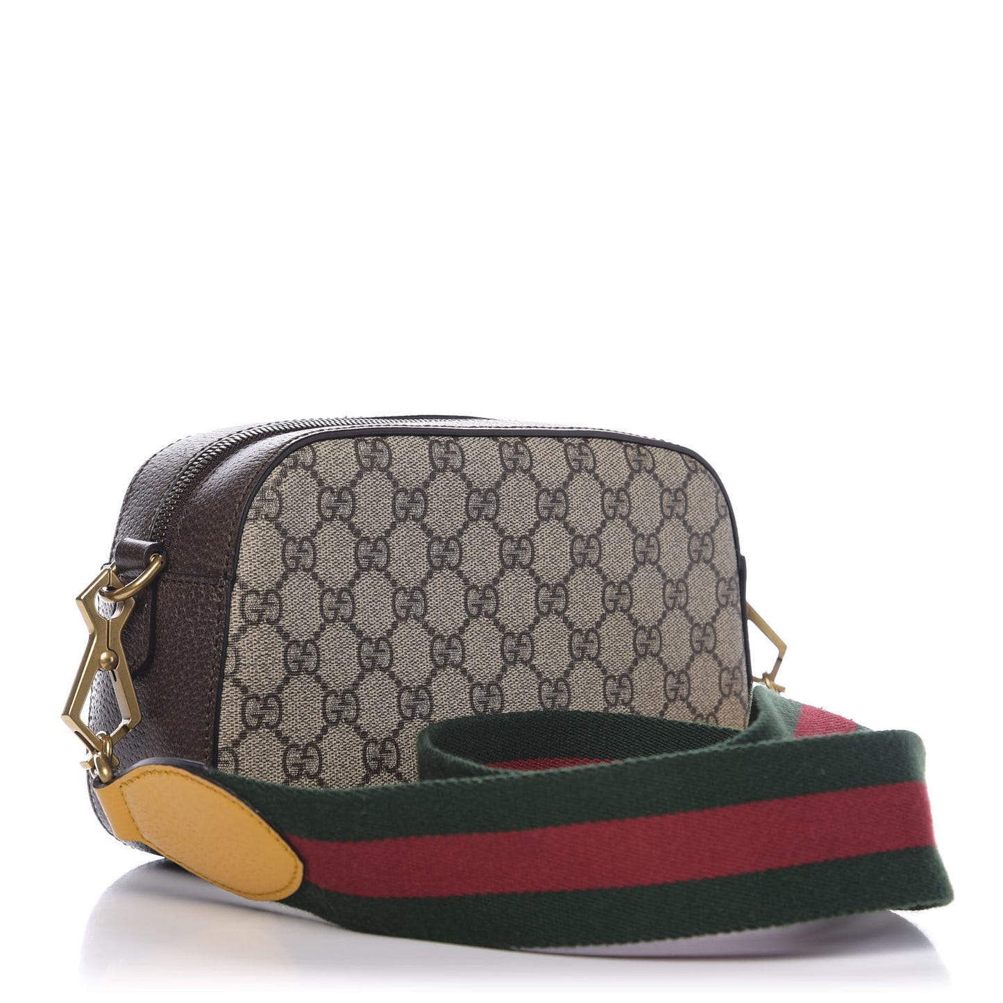 GG Supreme Monogram Web Neo Vintage Shoulder Bag Beige New Acero Crop
