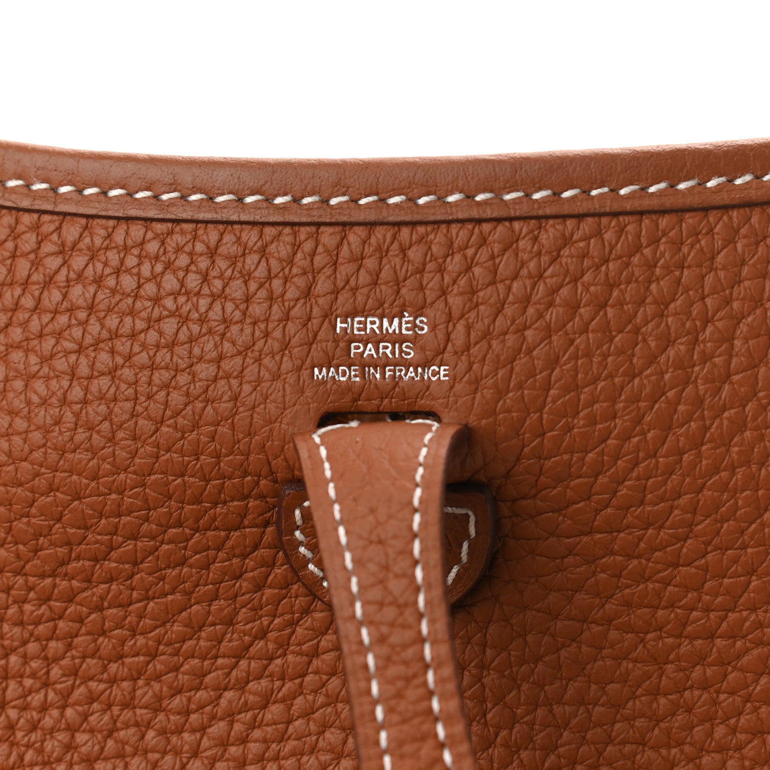 Hermes Taurillon Clemence Evelyne TPM Gold 7 of 11