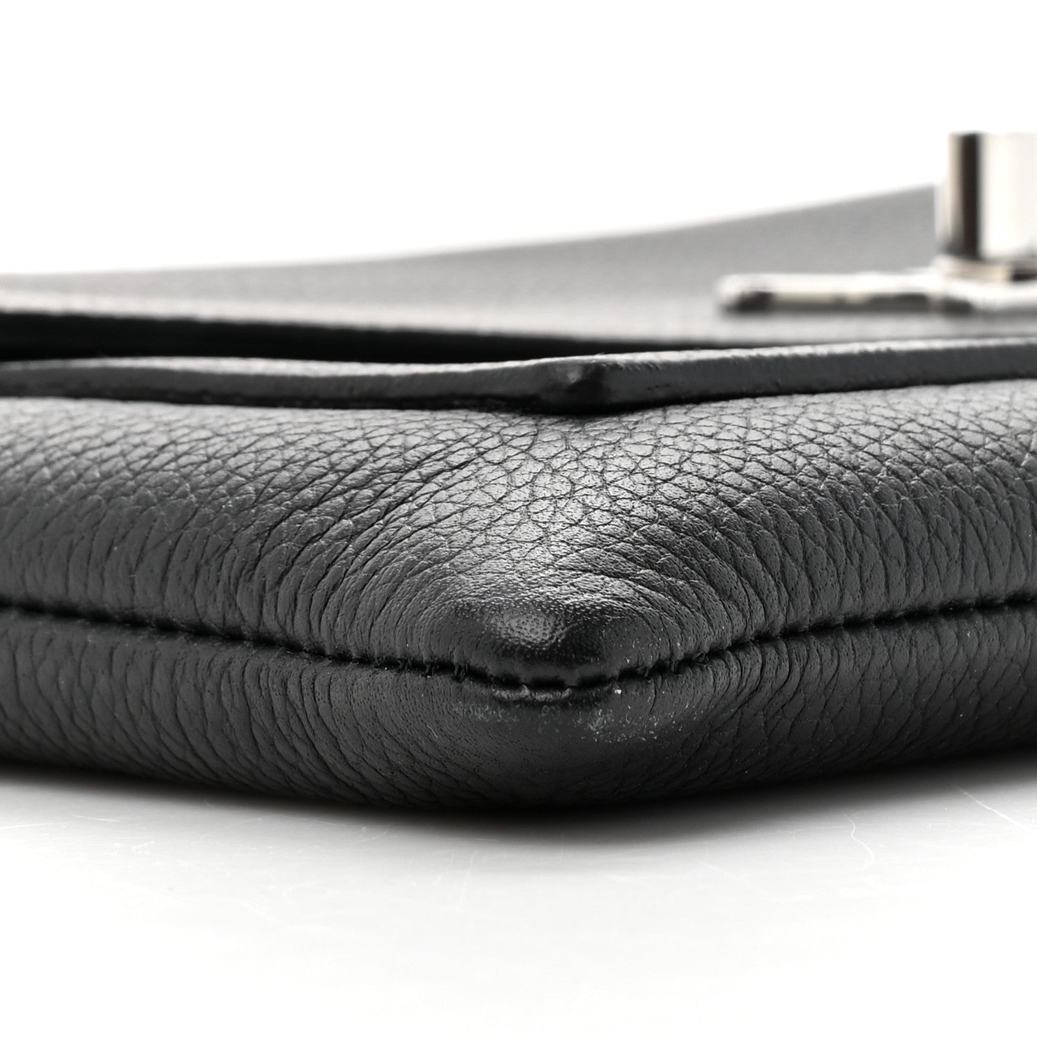 Louis Vuitton Soft Calfskin My Lockme Chain Pochette Black 9 of 9