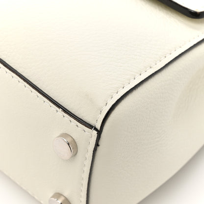 Jimmy Choo Calfskin Crystal Medium Cheri Top Handle Bag Milk 13 of 16