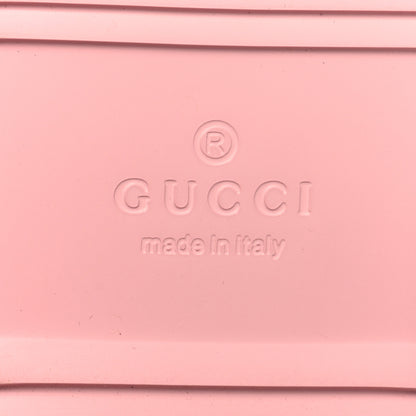 Gucci Rubber Mini Double G Womens Isla Dad Sandals 40 Wild Rose 7 of 8