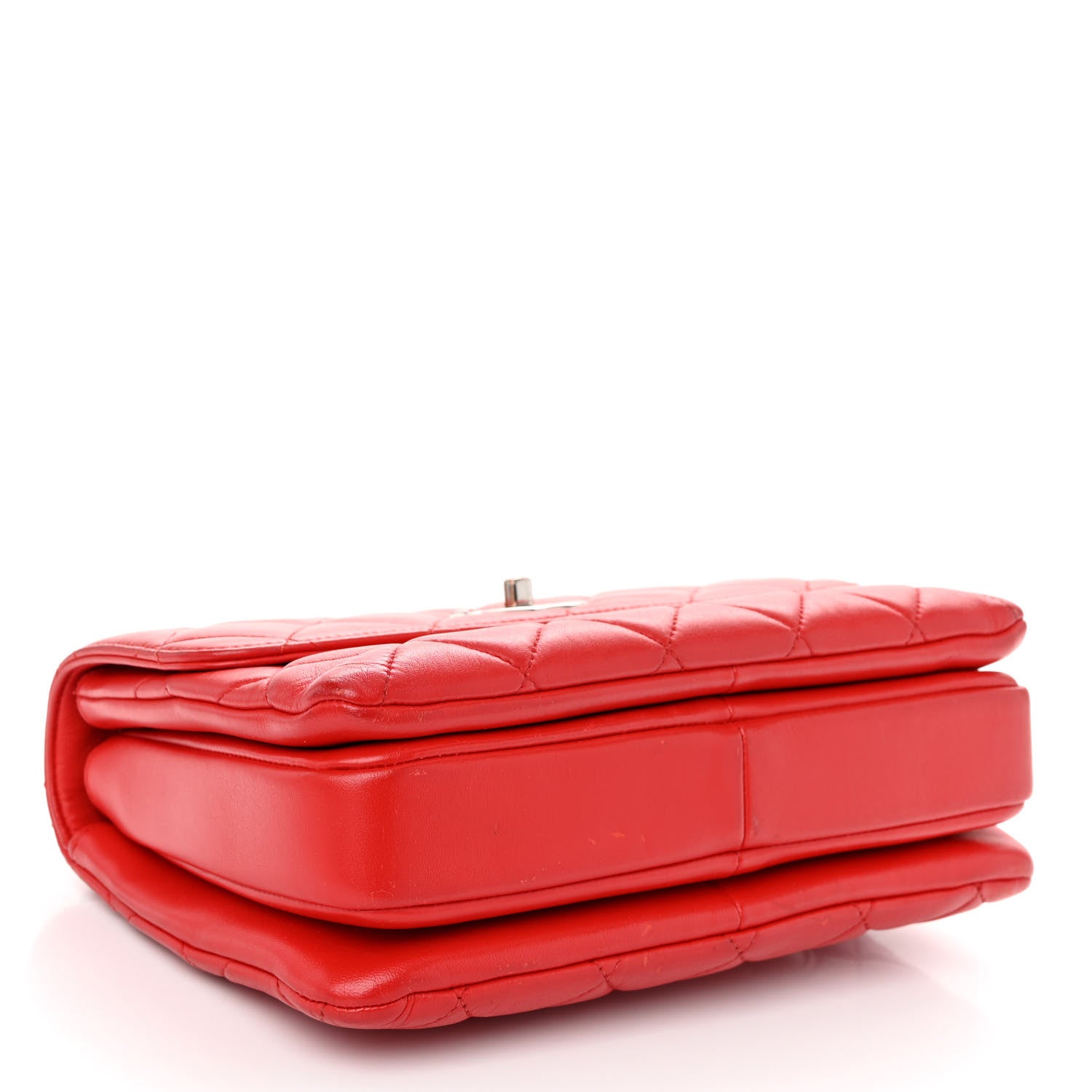 Chanel Lambskin Quilted Small Trendy CC Flap Dual Handle Bag Red 4 of 12