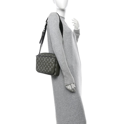 Louis Vuitton Monogram Shadow G65 Trio Messenger  Olive Green 2 of 9