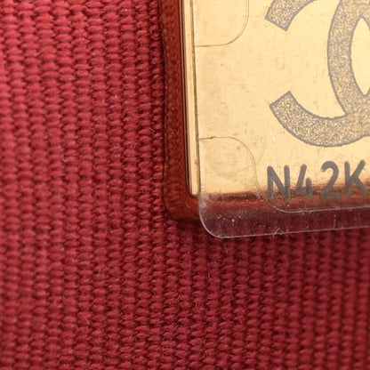 Chanel Lambskin Quilted Trendy CC Wallet On Chain WOC Red 7 of 14