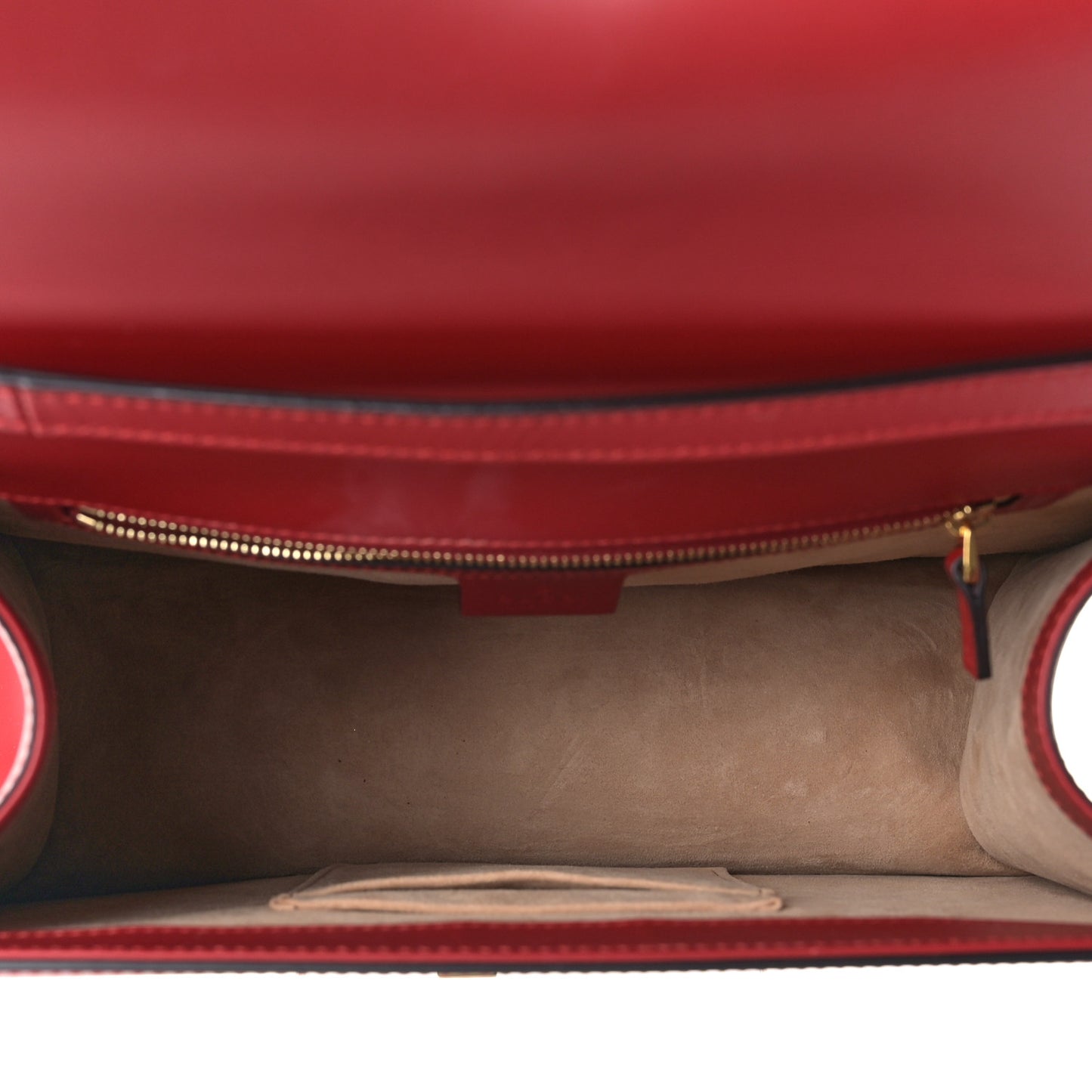 Calfskin Medium Sylvie Top Handle Bag Hibiscus Red