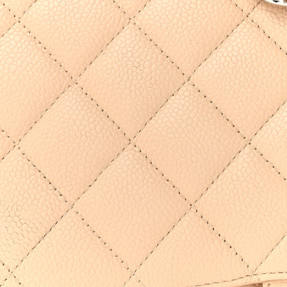 Chanel Caviar Quilted Jumbo Single Flap Beige 8 of 20