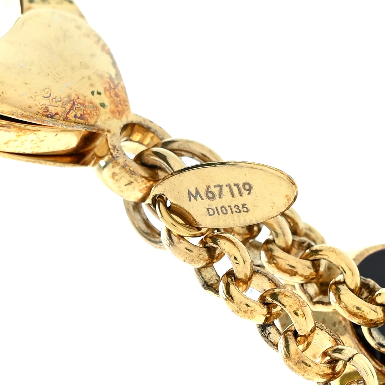 Louis Vuitton Metal Fleur De Monogram Bag Charm Dore Dore 4 of 5