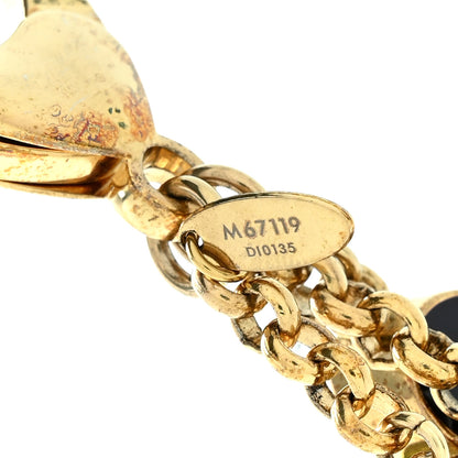 Louis Vuitton Metal Fleur De Monogram Bag Charm Dore Dore 4 of 5