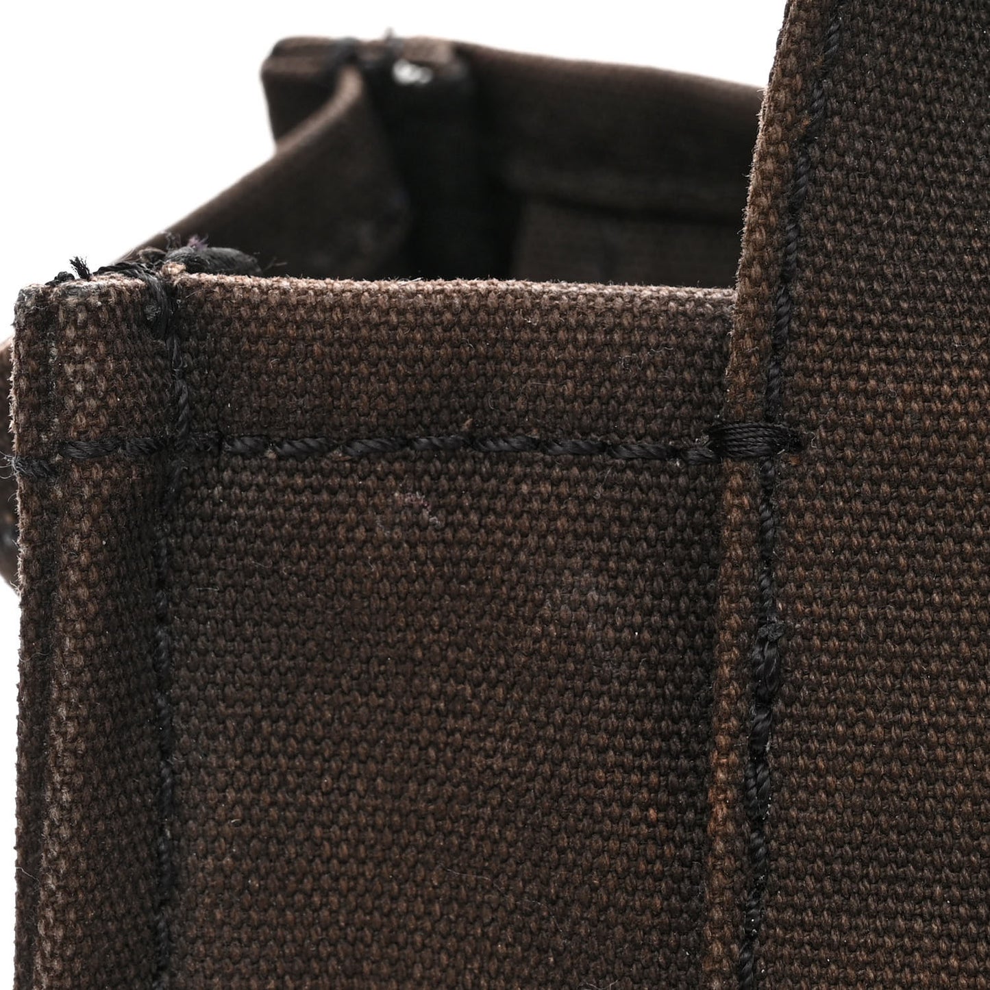 Cotton Canvas Mini The Traveler Tote Bag Black