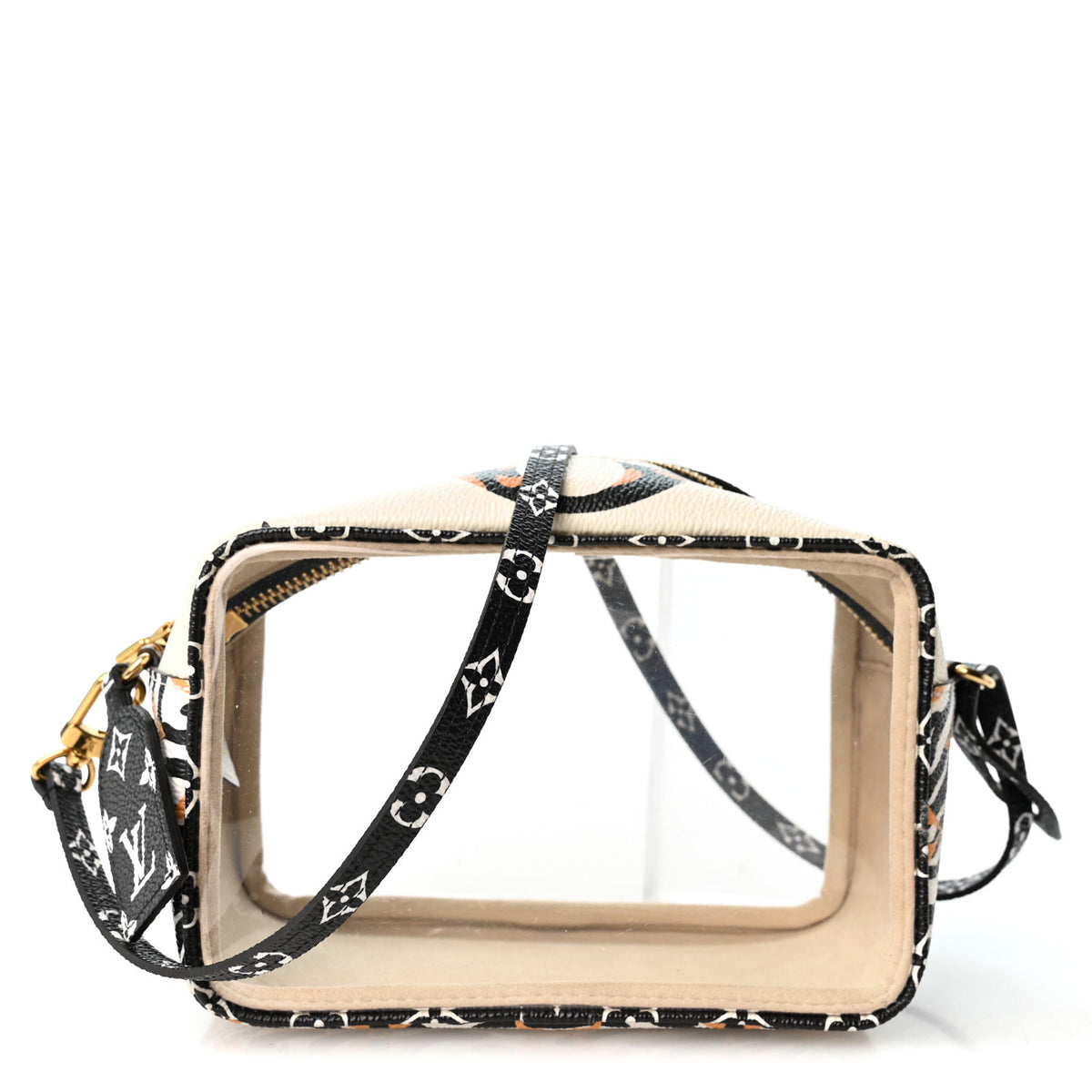 Monogram Giant Jungle Beach Pouch Ivory