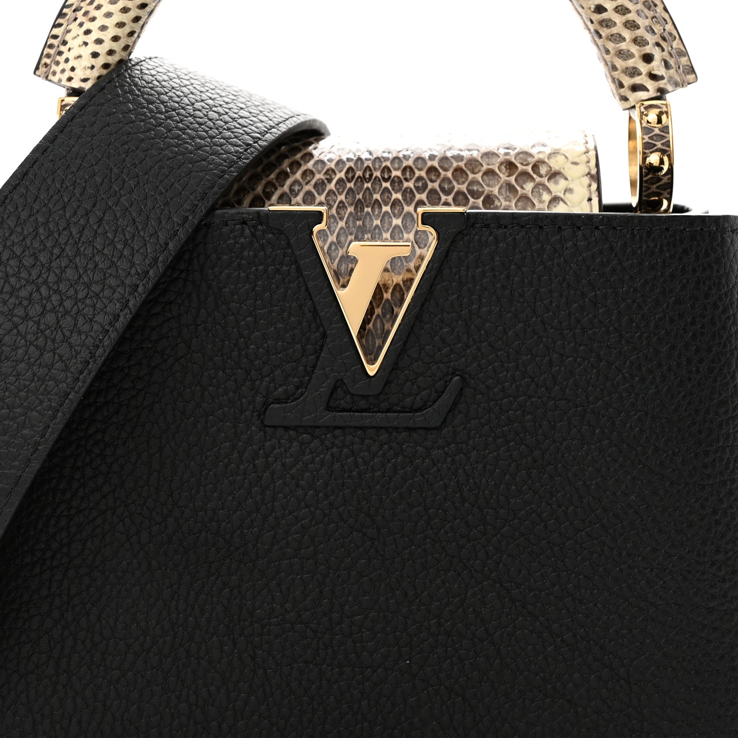 Taurillon Ayers Mini Capucines Black