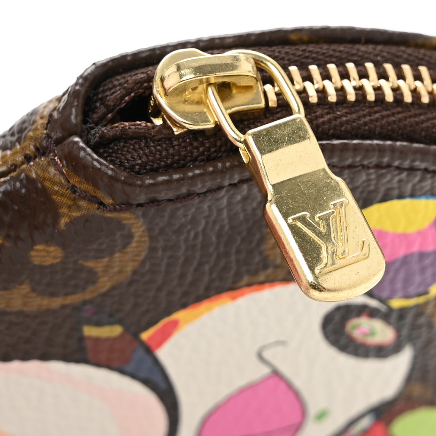 Monogram Panda Round Coin Purse