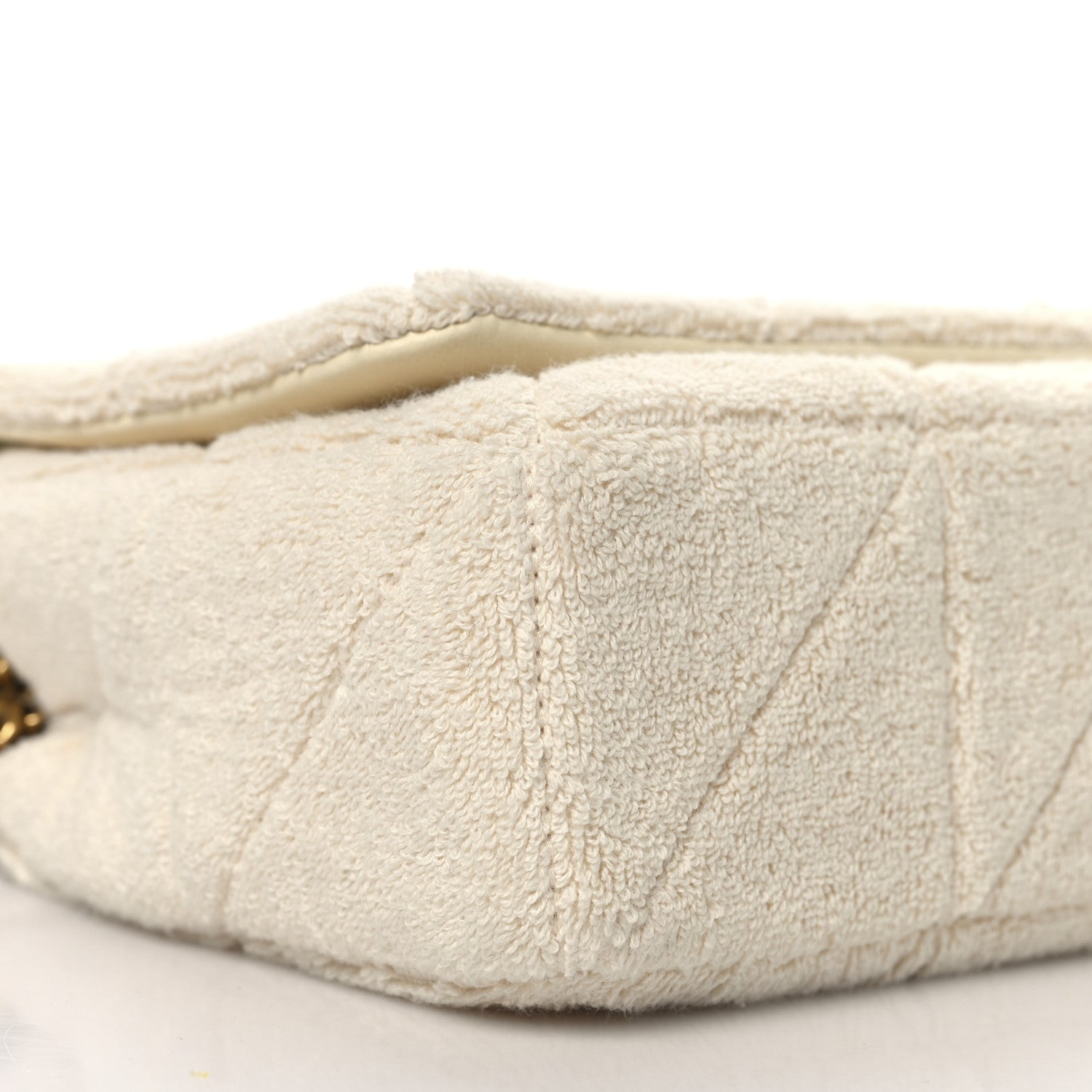 Saint Laurent Terry Patchwork Monogram Medium Jamie Tropical Sand 9 of 10