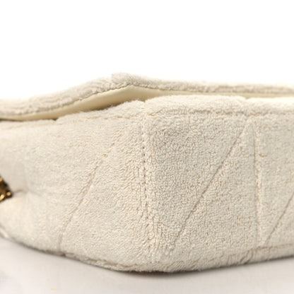 Saint Laurent Terry Patchwork Monogram Medium Jamie Tropical Sand 9 of 10