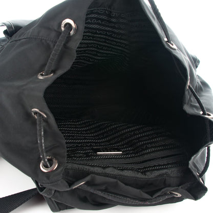Prada Nylon Vela Medium Backpack Black 5 of 6