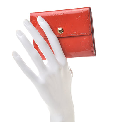 Louis Vuitton Vernis Ludlow Wallet Orange Sunset 2 of 8