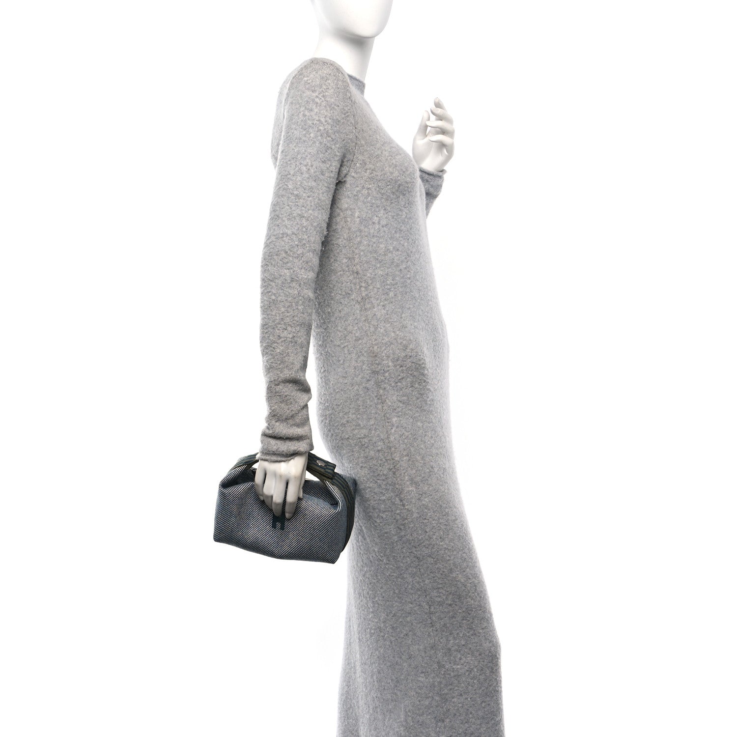 Hermes Wool Small Bride-A-Brac H Natte Pouch Bleu Abysse 2 of 10