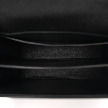 Saint Laurent Grain de Poudre Medium Classic Monogram Cassandra Top Handle Black 5 of 10