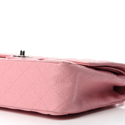 Chanel Caviar Quilted Medium Double Flap Pink 7 of 10