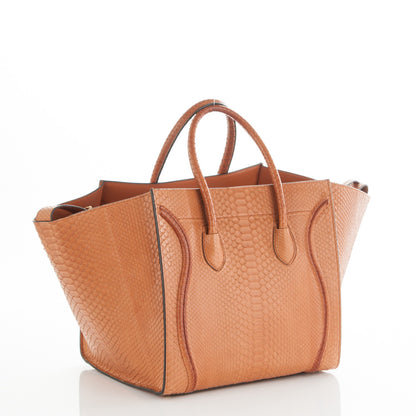 Celine Python Medium Phantom Luggage Light Copper 3 of 8