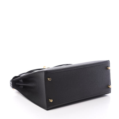 Hermes Epsom Kelly Sellier 28 Black 3 of 9