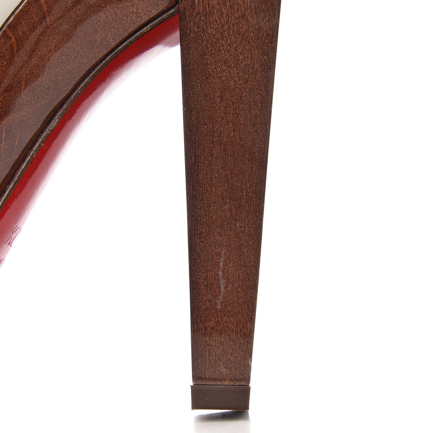 Calfskin Fringe Soclogolfi 120 Platform Slingback Sandals 37.5 Latte