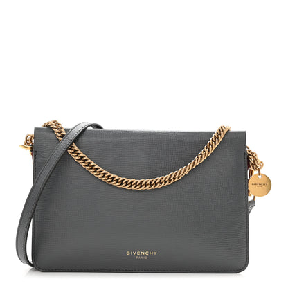 Givenchy Goatskin Suede Cross 3 Crossbody Bag Grey Aubergine 1 of 10