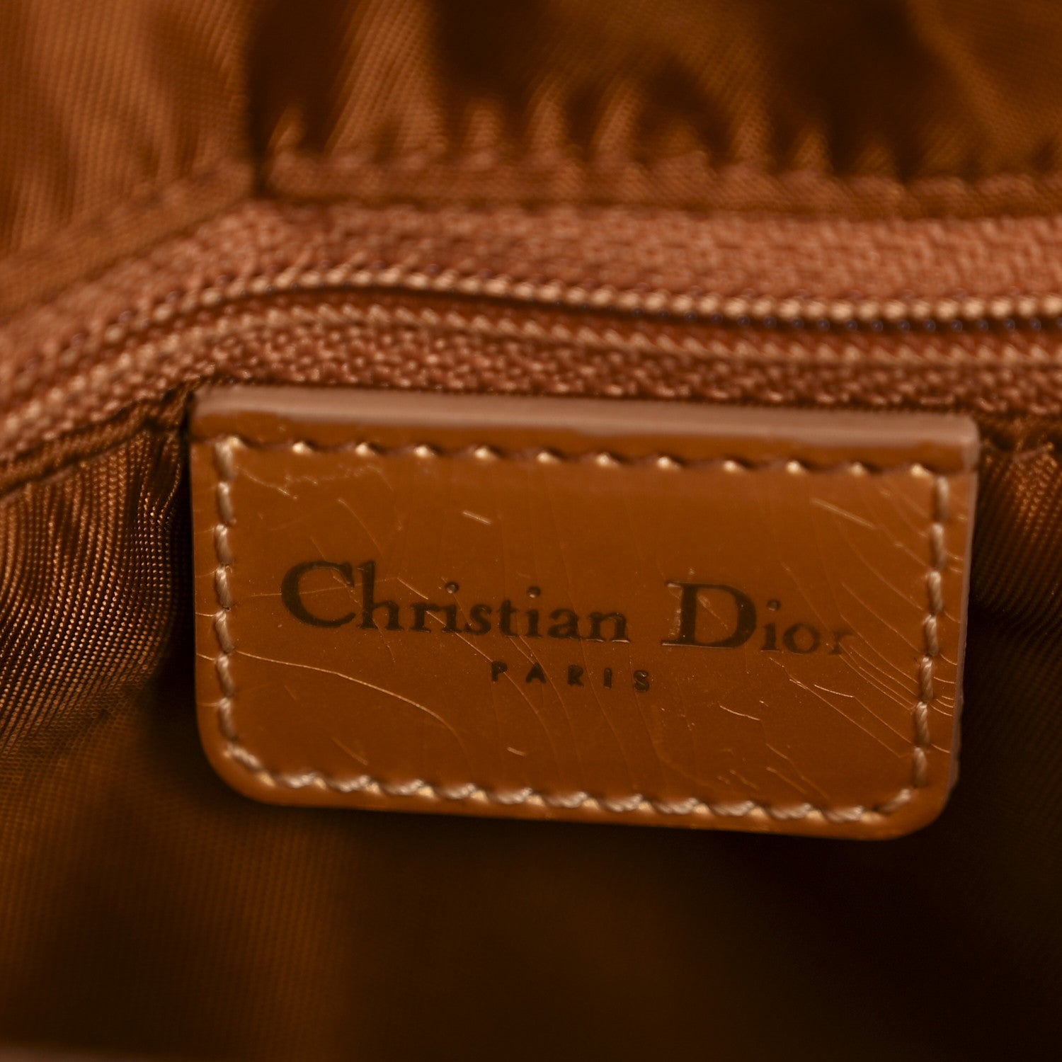 Christian Dior Nubuck Diorissimo Medium Lady Dior Gold 1773692