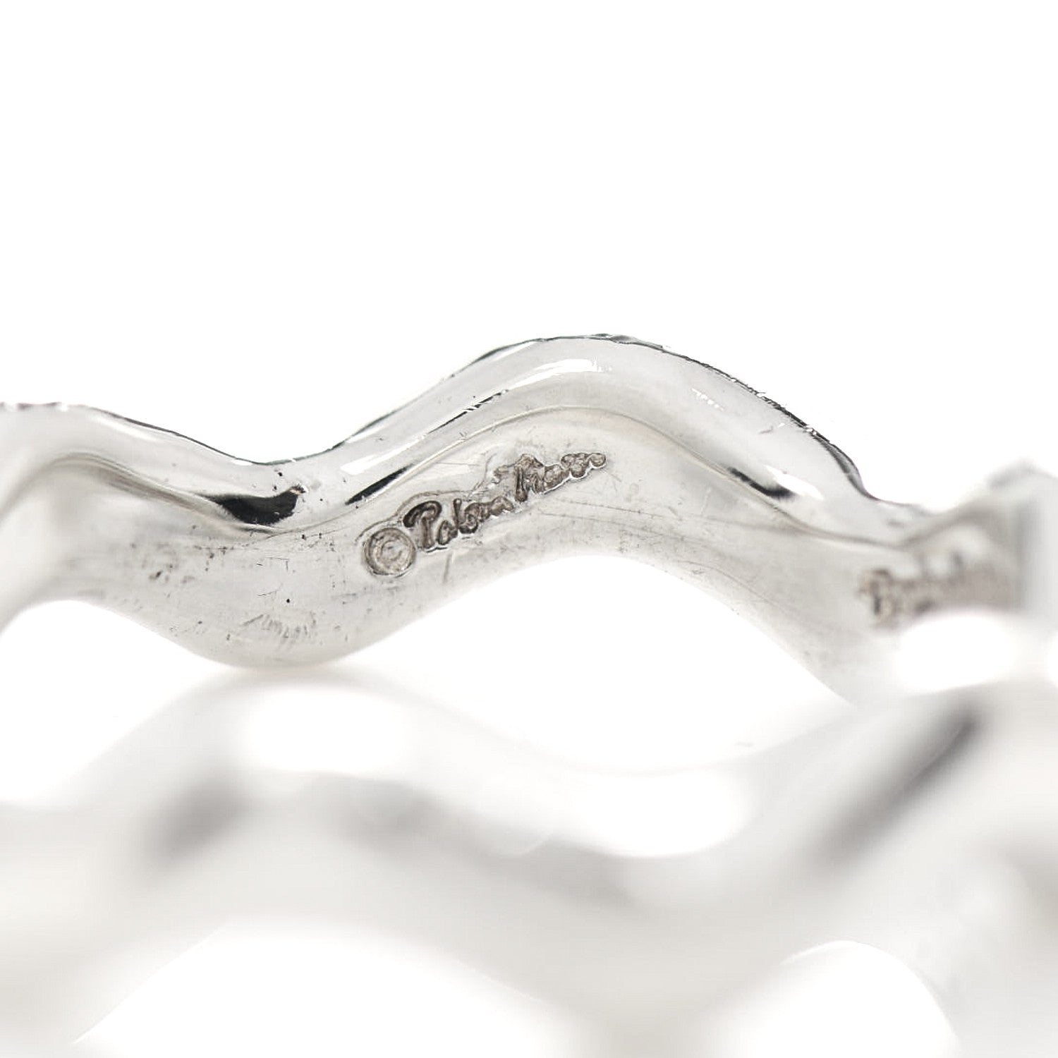 Tiffany Sterling Silver Paloma Picasso Zig Zag Ring 49 5 6 of 6
