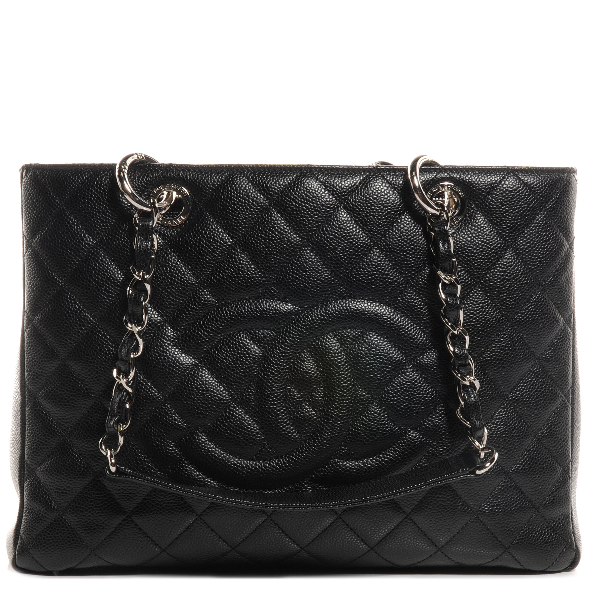 Chanel Caviar Grand Shopping Tote GST Black 1 of 8