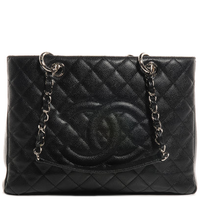Chanel Caviar Grand Shopping Tote GST Black 1 of 8