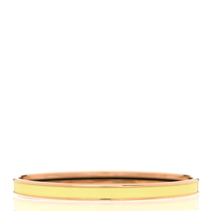 Hermes Enamel Uni Bangle 70 Jaune Citron 3 of 6