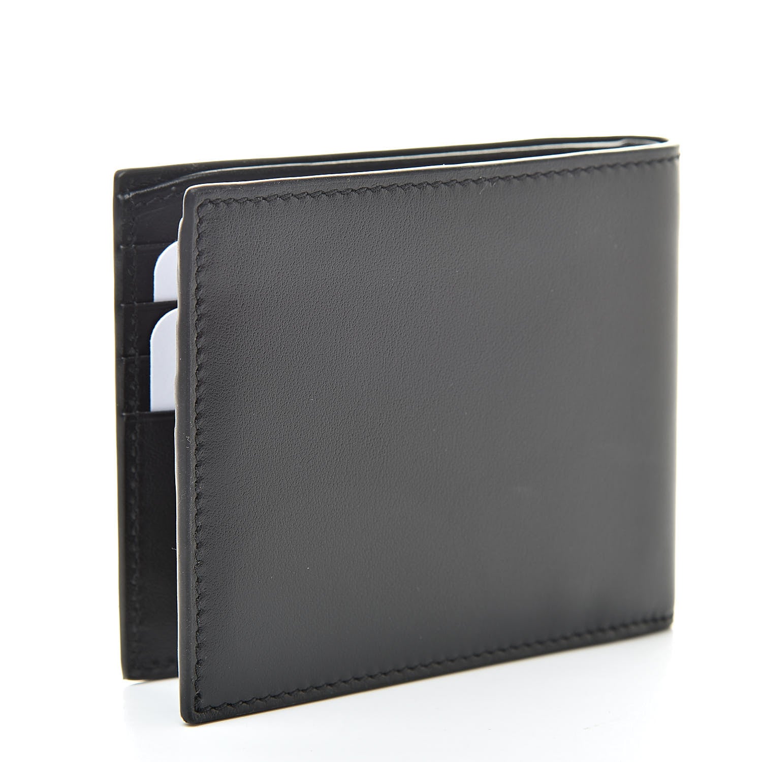 Gucci Plutone Calfskin Logo Bi-Fold Wallet Black 3 of 7