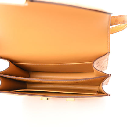 Hermes Ostrich Constance 18 Safran 5 of 10