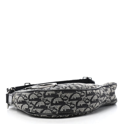Christian Dior Monogram Saddle Pochette Black 3 of 7