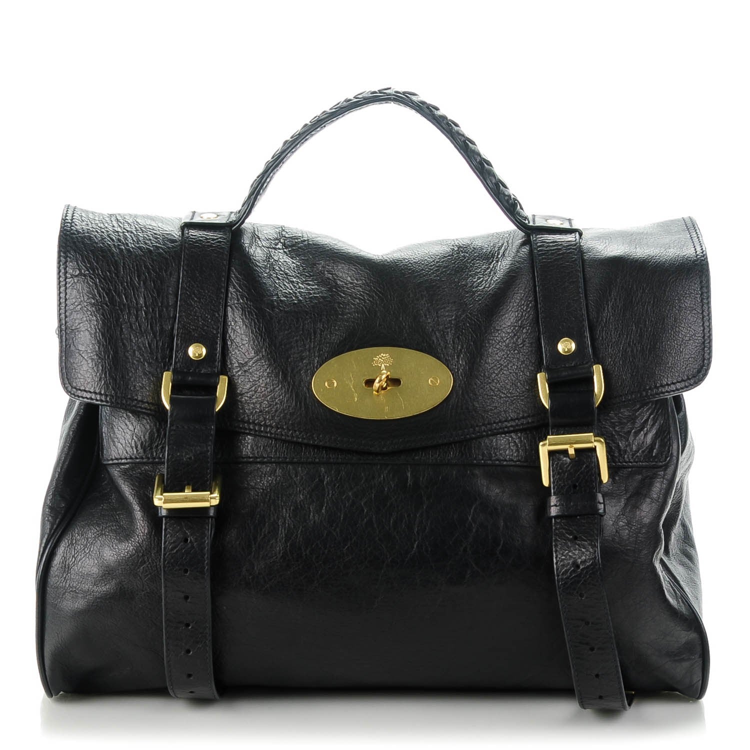 Mulberry Soft Buffalo Medium Alexa Black 1 of 7