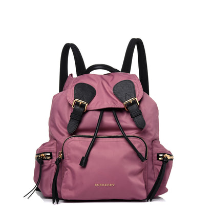 Burberry Nylon Medium Rucksack Backpack Mauve Pink 1 of 13