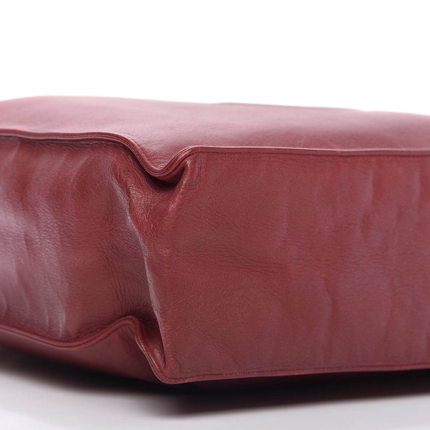 Lambskin Jumbo CC Shoulder Bag Red