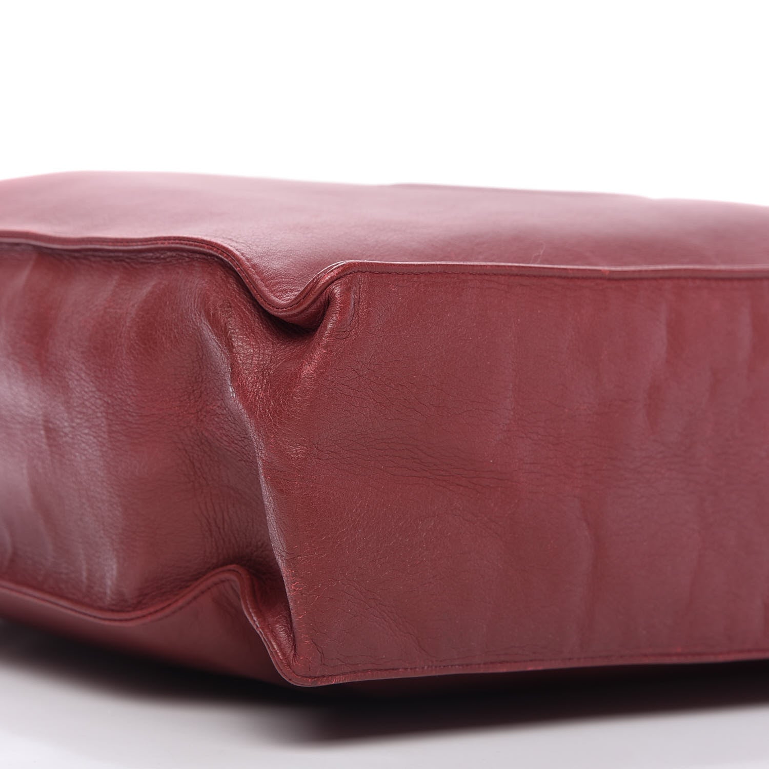 Chanel Lambskin Jumbo CC Shoulder Bag Red 6 of 11