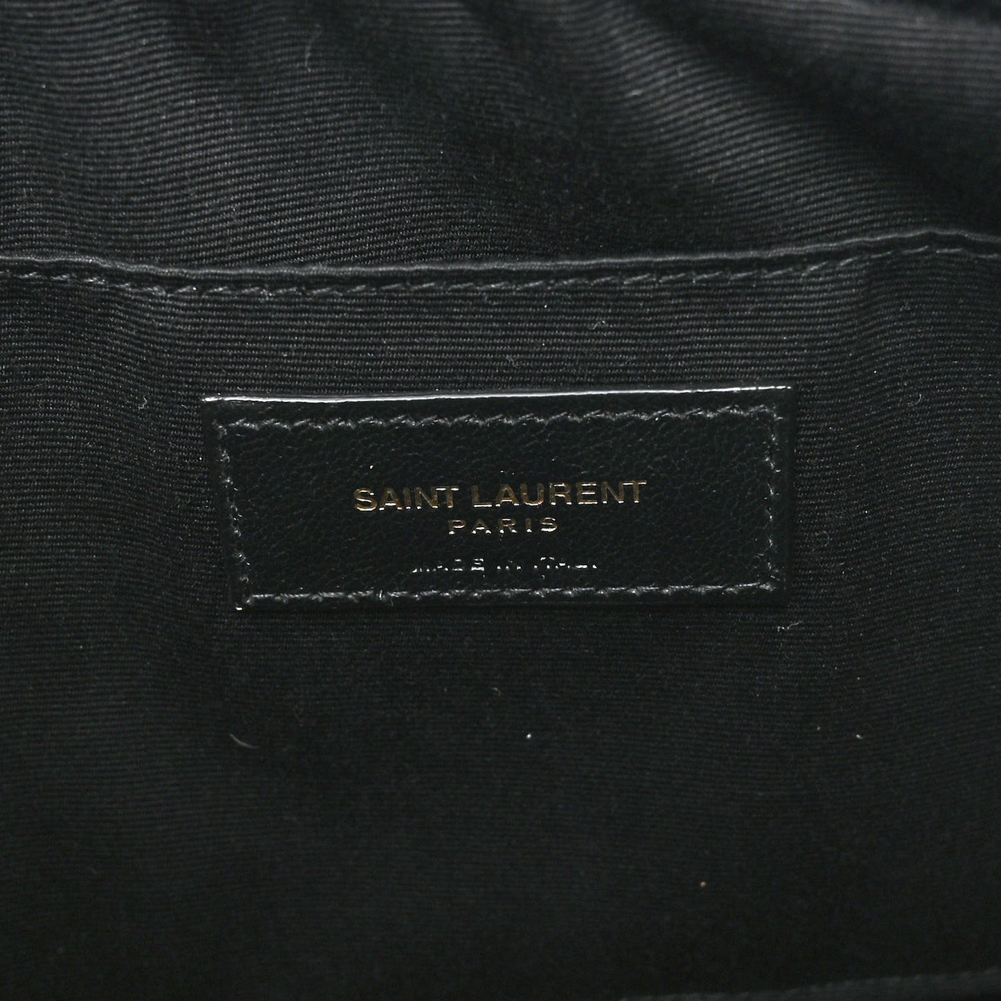 Velvet Matelasse Monogram Lou Camera Bag Black