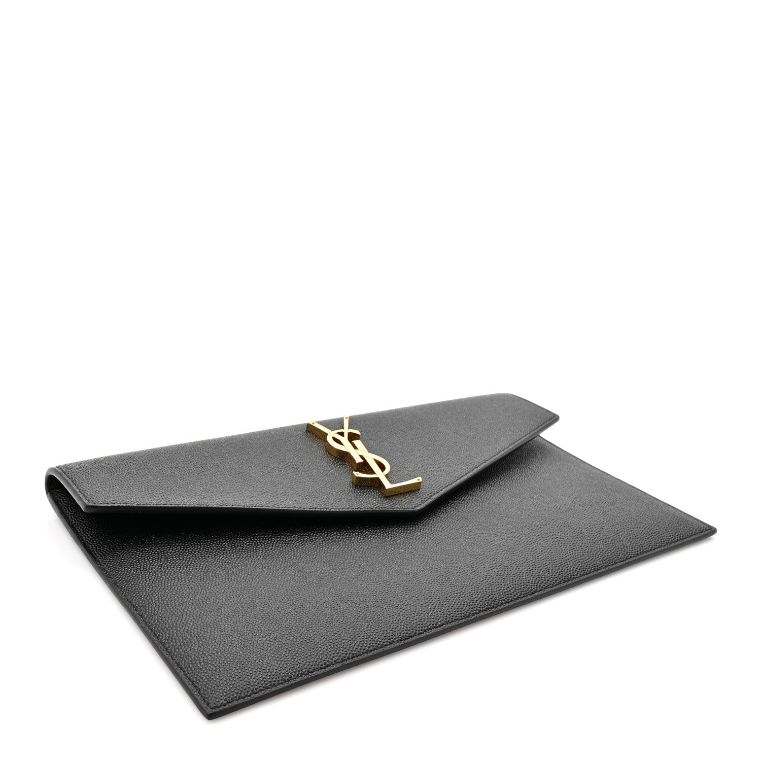 Saint Laurent Grain De Poudre Uptown Pouch Black 4 of 7
