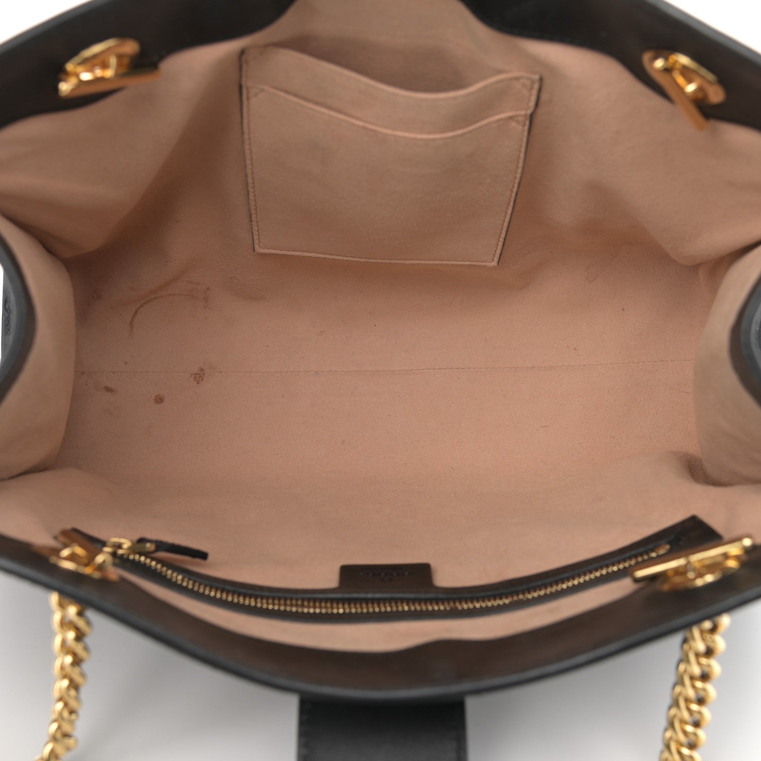 Gucci Guccissima Medium Padlock Tote Black 5 of 14