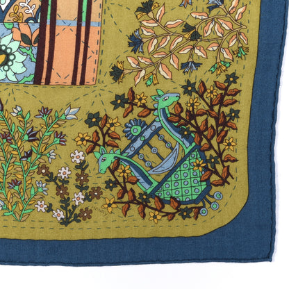 Hermes Cashmere Silk Pique Fleuri de Provence Shawl 140 5 of 10