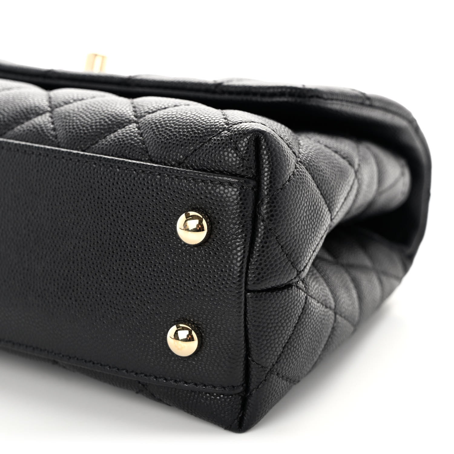 Chanel Caviar Quilted Mini Coco Handle Flap Black 10 of 10